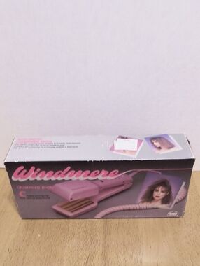 Vintage Windmere Pink Crimping Iron - Women’s Hair Accessory B8